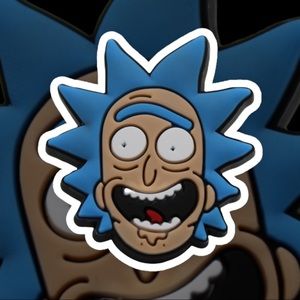 Rick Head- Rick and Morry Croc Jibbitz